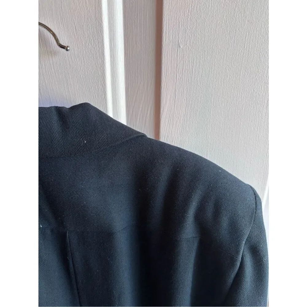 Ralph Lauren Black Single-Breasted Blazer - Picture 2 of 6